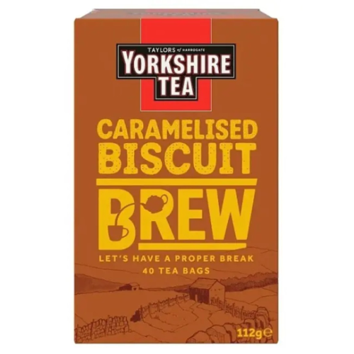 Taylors Caramelised Biscuit Brew Tea Bags 40 Bags