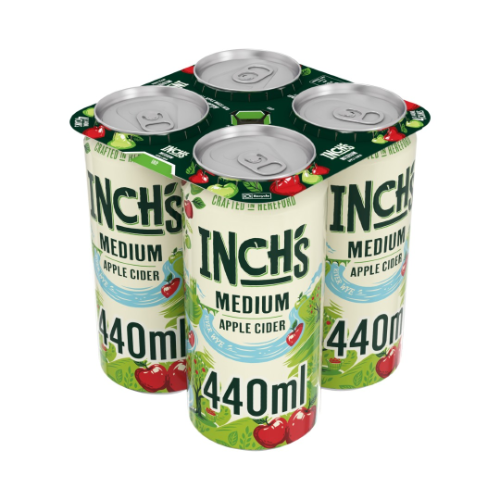 Inchs Medium Dry Apple Cider 4 x 440ml