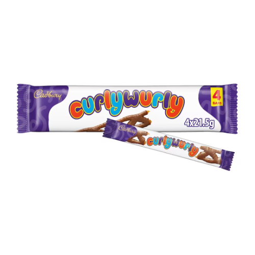 Cadbury Curly Wurly 4pk