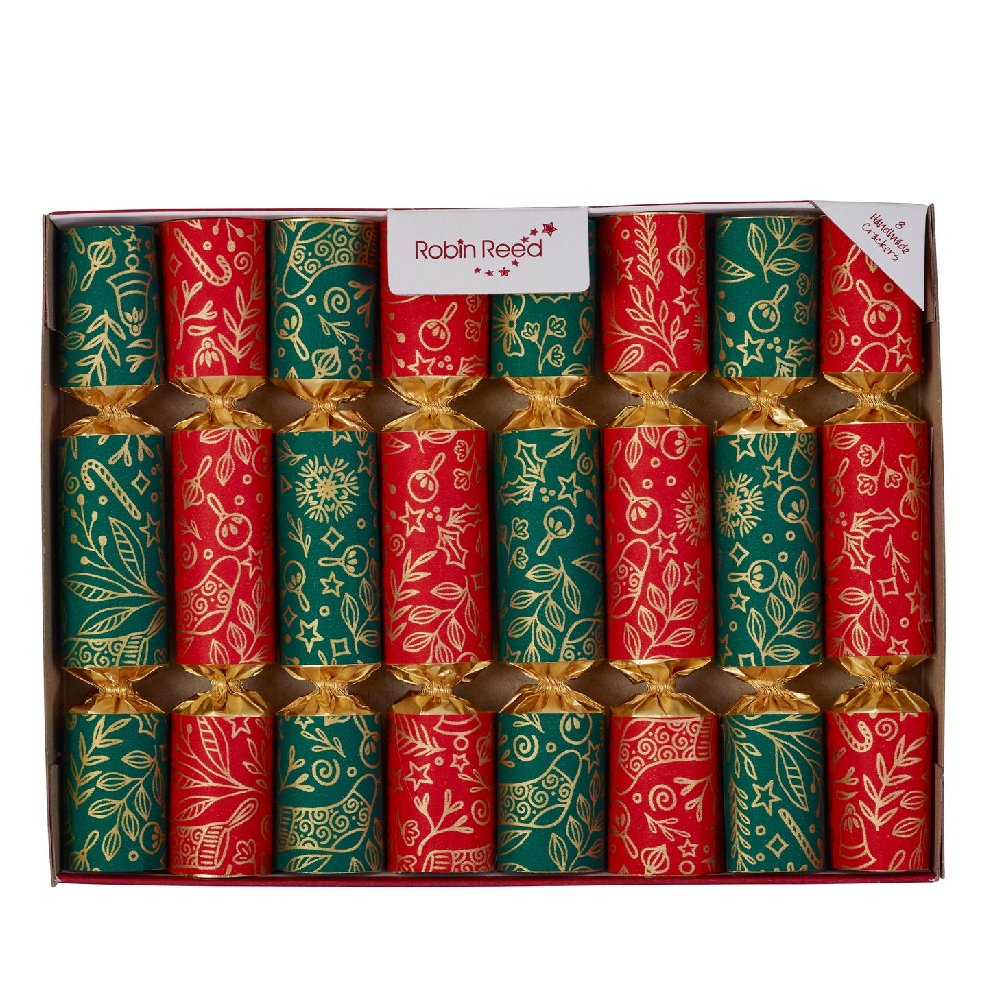 Robin Reed "Bon Bon" 8 x Mini Christmas Crackers (12510)