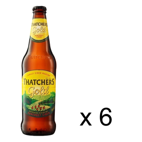 Thatchers Gold Cider x 6 500ml 4.8%
