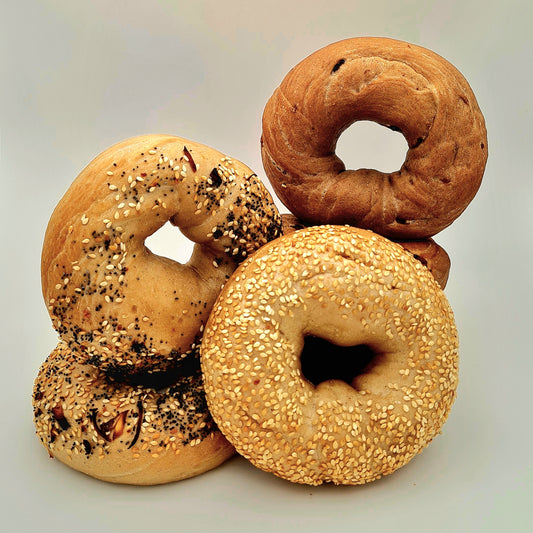 "Everything" (Sesame, Poppy, Caramelised Onion) Bagels x 3