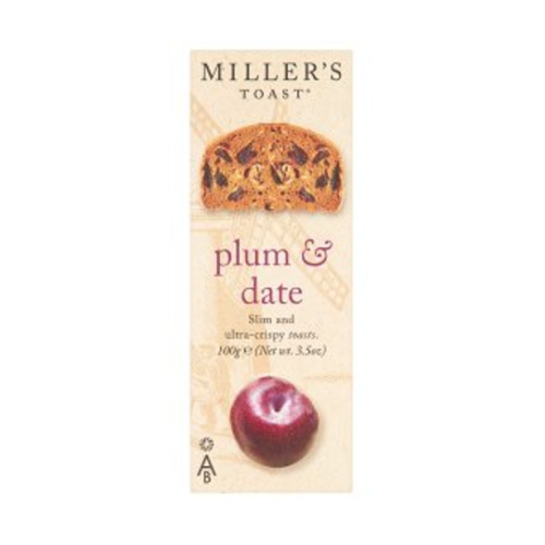 Artisan Biscuits Miller's Toast Plum & Date 100g