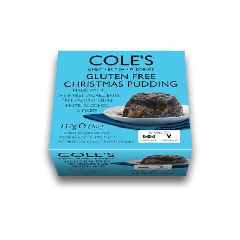 Coles Gluten, Nut & Alcohol Free Christmas Pudding 112g