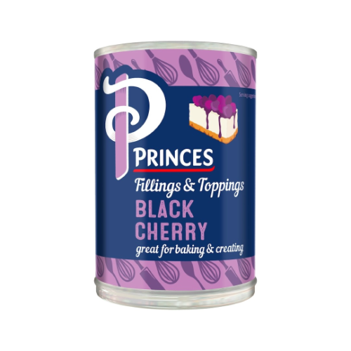 Princes Black Cherry Fruit Filling 410g
