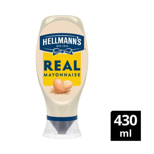 Hellmans Real Mayo Squeezy 430ml