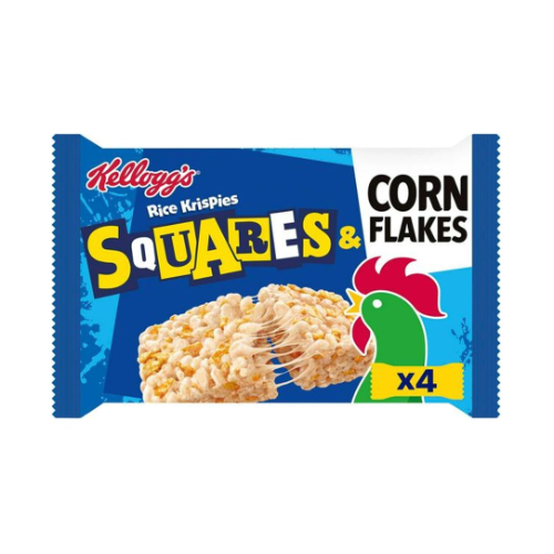 Kelloggs Rice Krispie / Cornflake Squares 4 pck