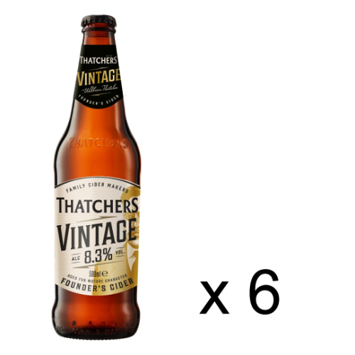 Thatchers Vintage Cider x 6 500ml 8.3%
