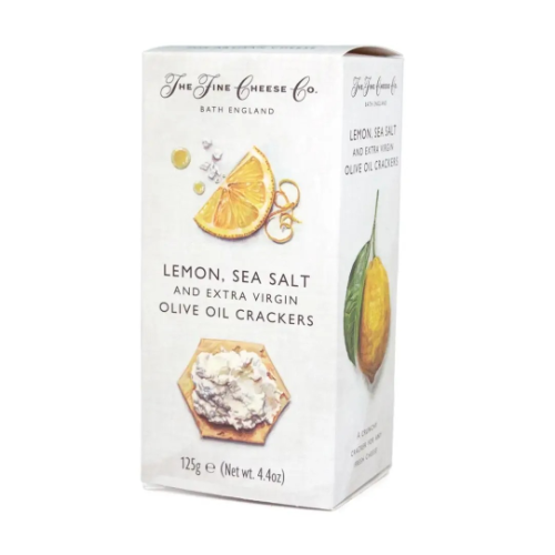 FCC Lemon, Sea Salt & Extra Virgin Olive Oil Crackers 125g