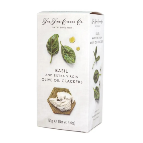 FCC Basil & Extra Virgin Olive Oil Crackers 125g