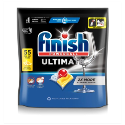 Finish Ultimate All-In-One Dishwasher Tablets 55s