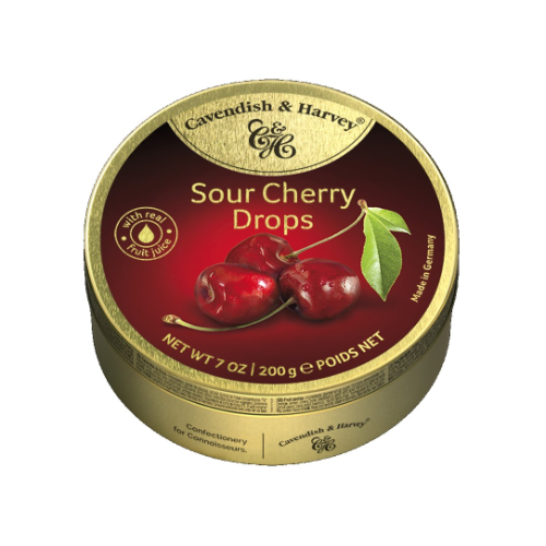 Cavendish & Harvey Sour Cherry Drops 200g