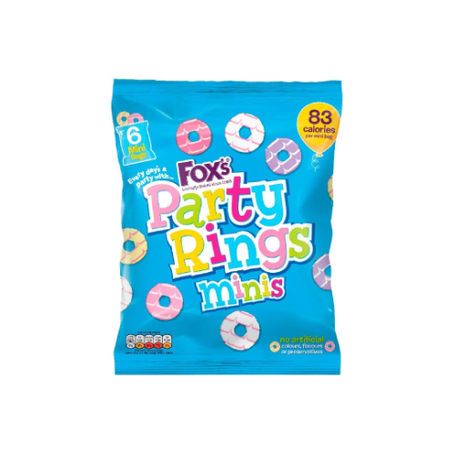 Fox's Party Rings Minis 21G x 6