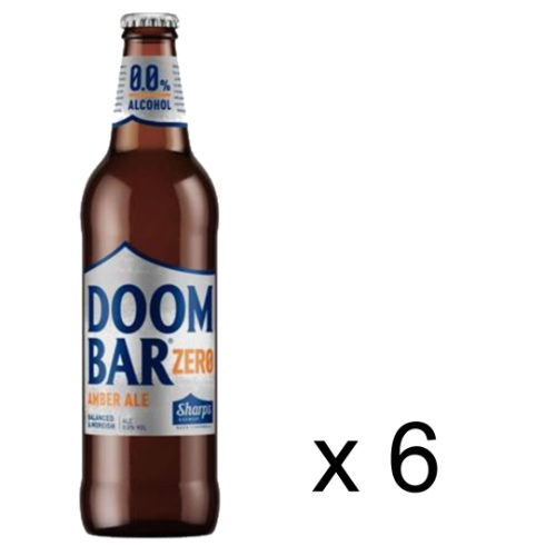 Doom Bar Zero Amber Ale x 6 500ml 0.0%
