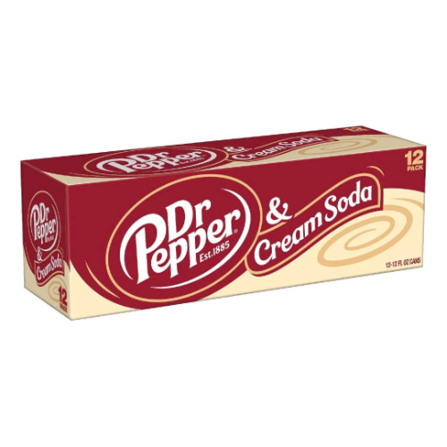 Dr Pepper Cream Soda 12 x 355ml