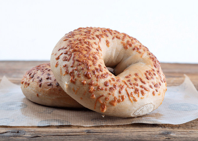 Cheese Bagels x 3