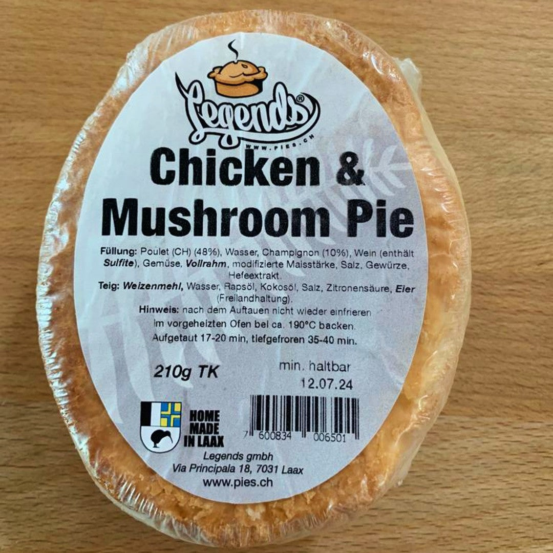 Chicken & Mushroom Pie 210g