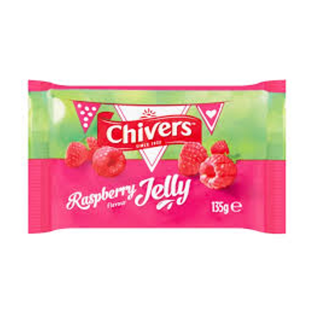 Chivers Raspberry Jelly Tab 135g