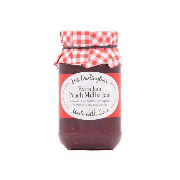 Mrs D Peach Melba Jam 340g