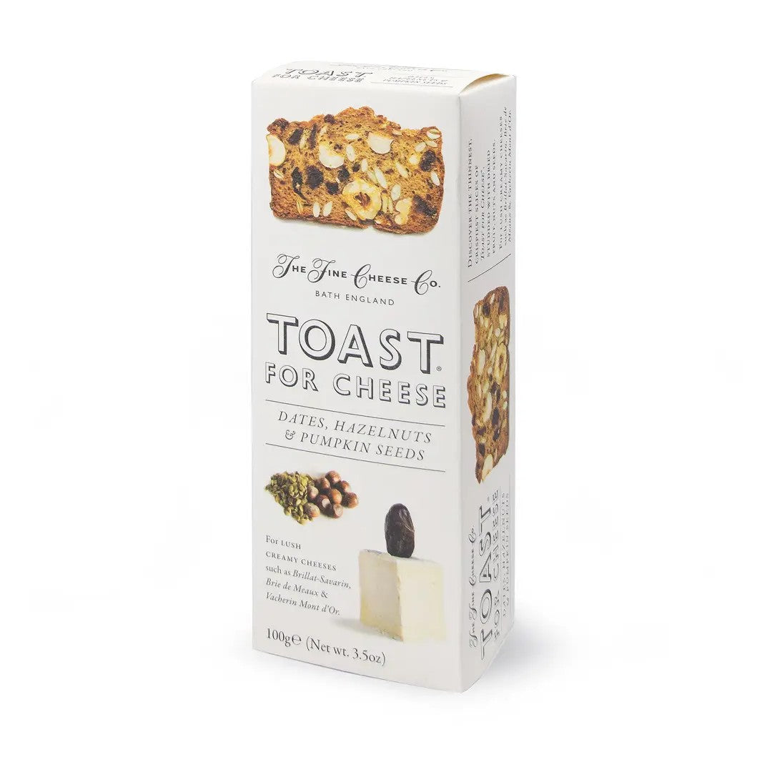 Fine Cheese Co Dates Hazelnuts Pumpkin Seed Toasts 100g