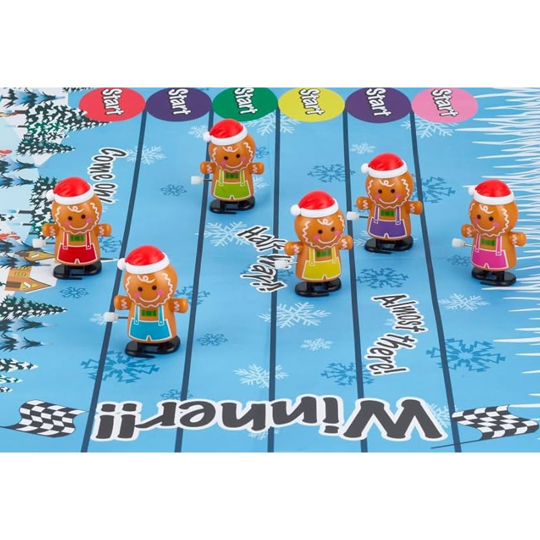Robin Reed "Racing Gingerbread" 6 x 13" Fun Xmas Crackers