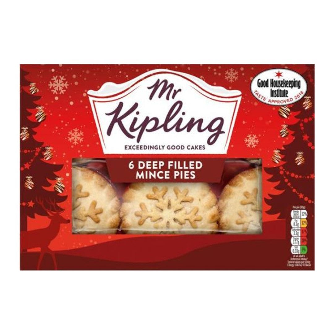Mr Kipling 6 Deep Filled Mince Pies