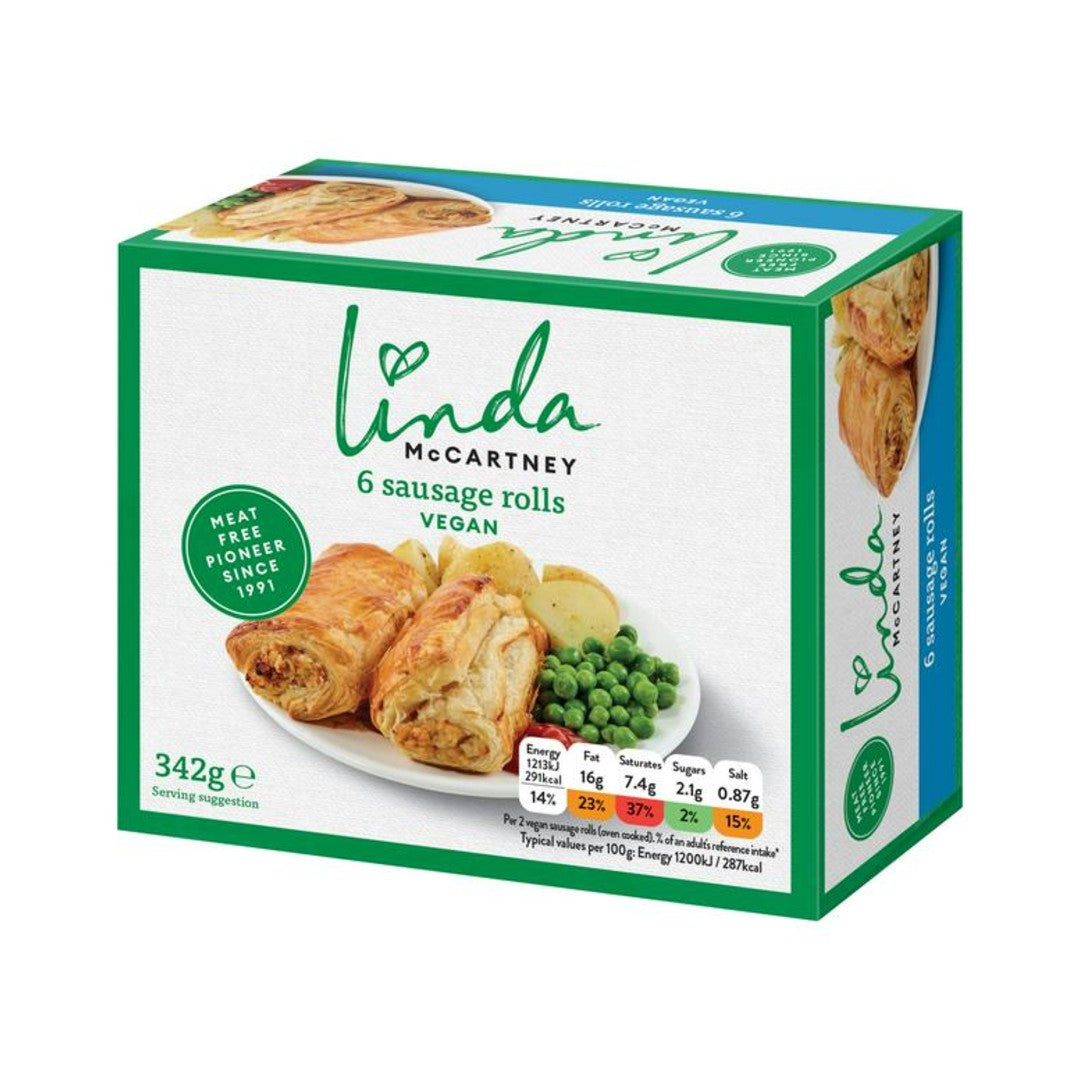 Linda McCartney Vegetarian Sausage Rolls 342g