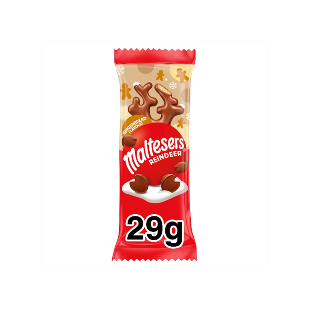 Maltesers Gingerbread Reindeers Single 29g