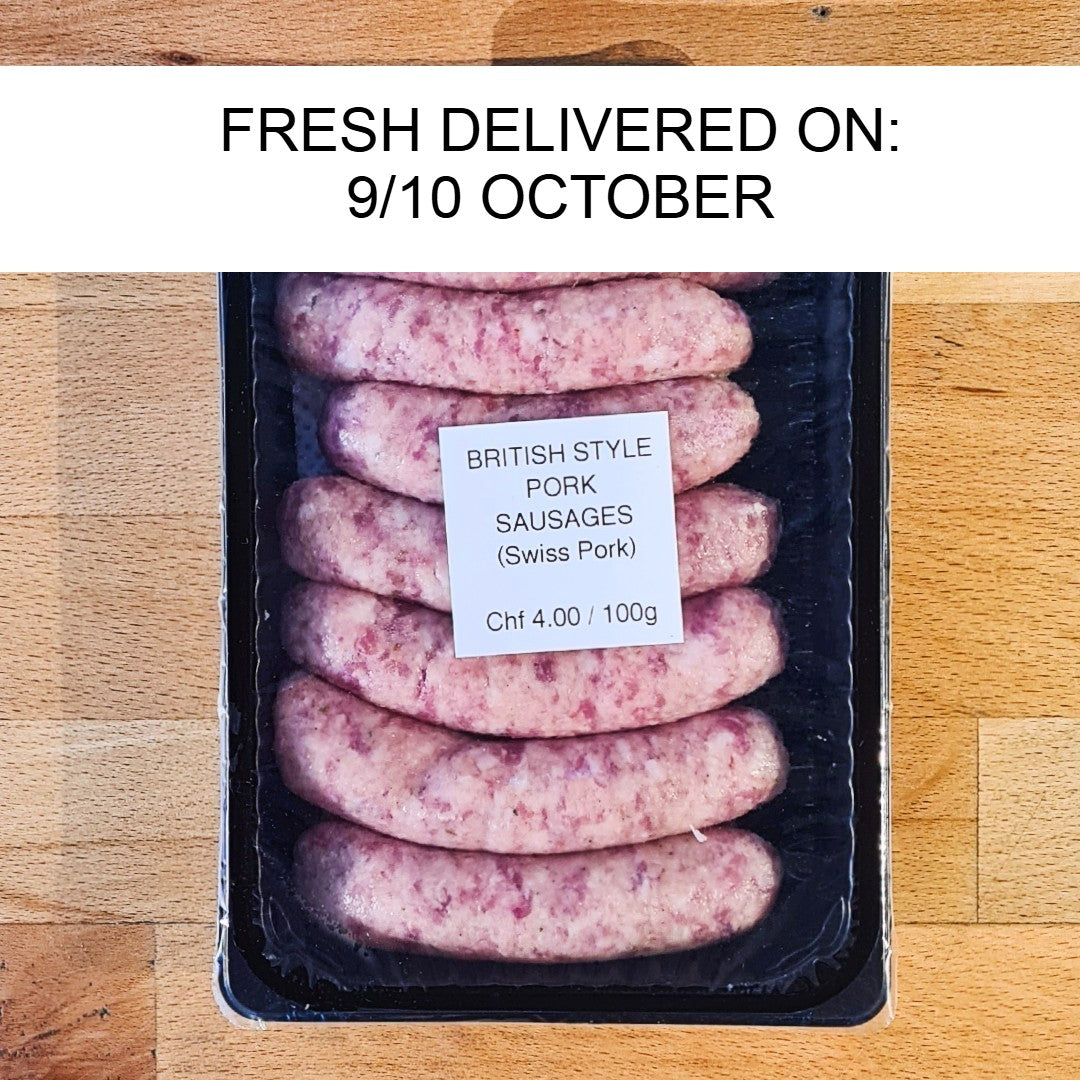 Traditional Pork Sausages 430g (frozen)