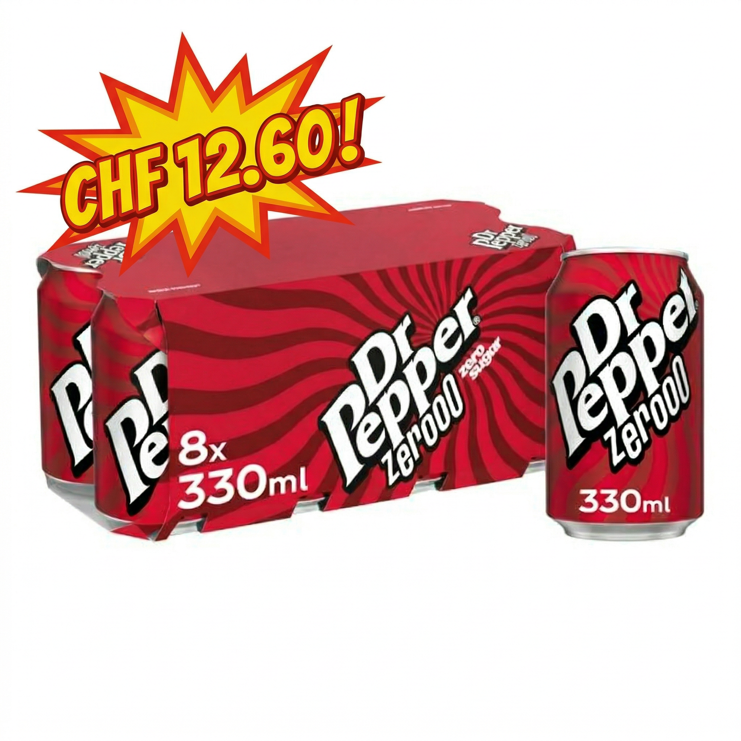Dr Pepper Zero 8 x 330ml