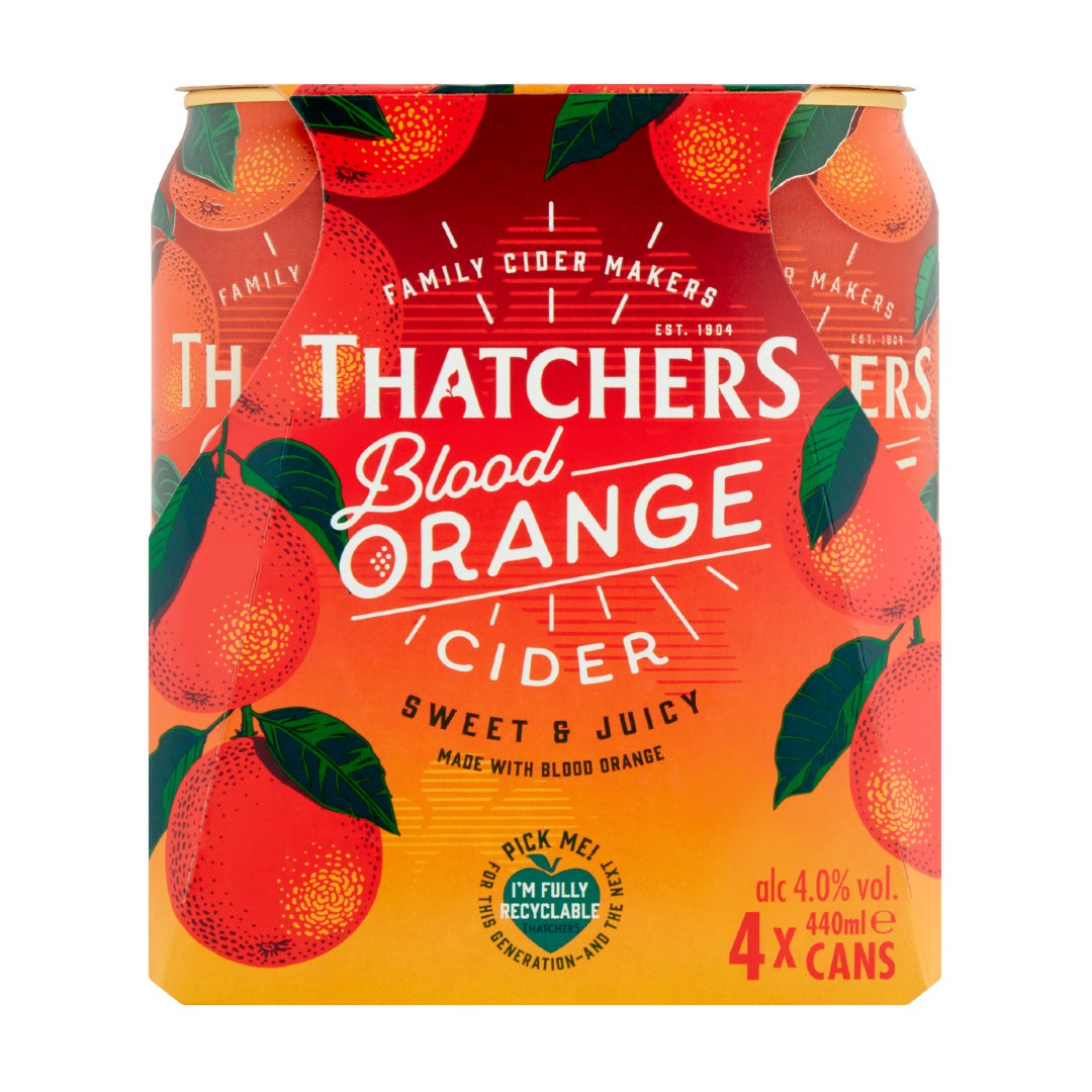 Thatchers Blood Orange Cider 4x440ml 4%