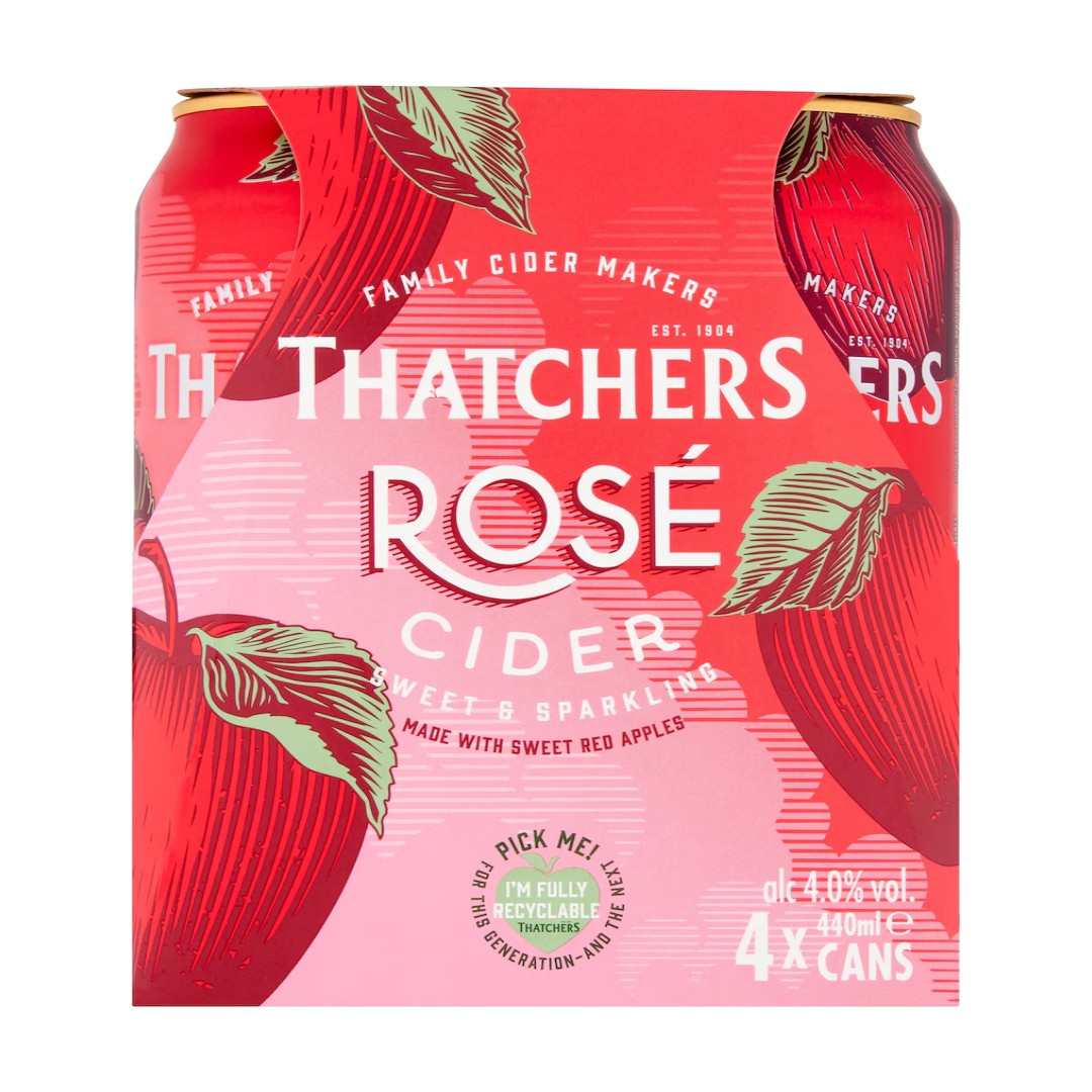 Thatchers Rose Cider 4 x 330ml