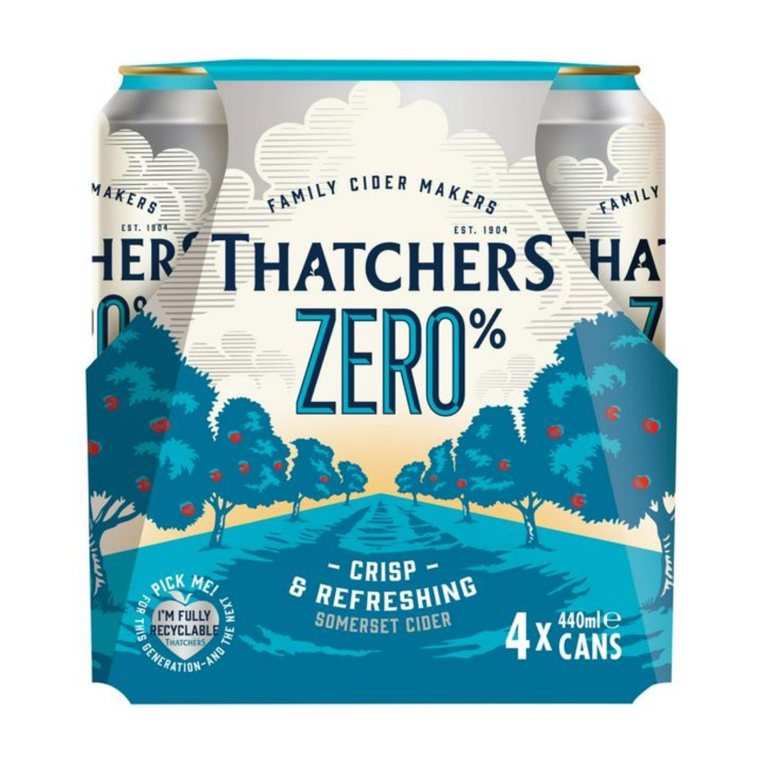 Thatchers Cider Zero 4 x 440ml 0.0%