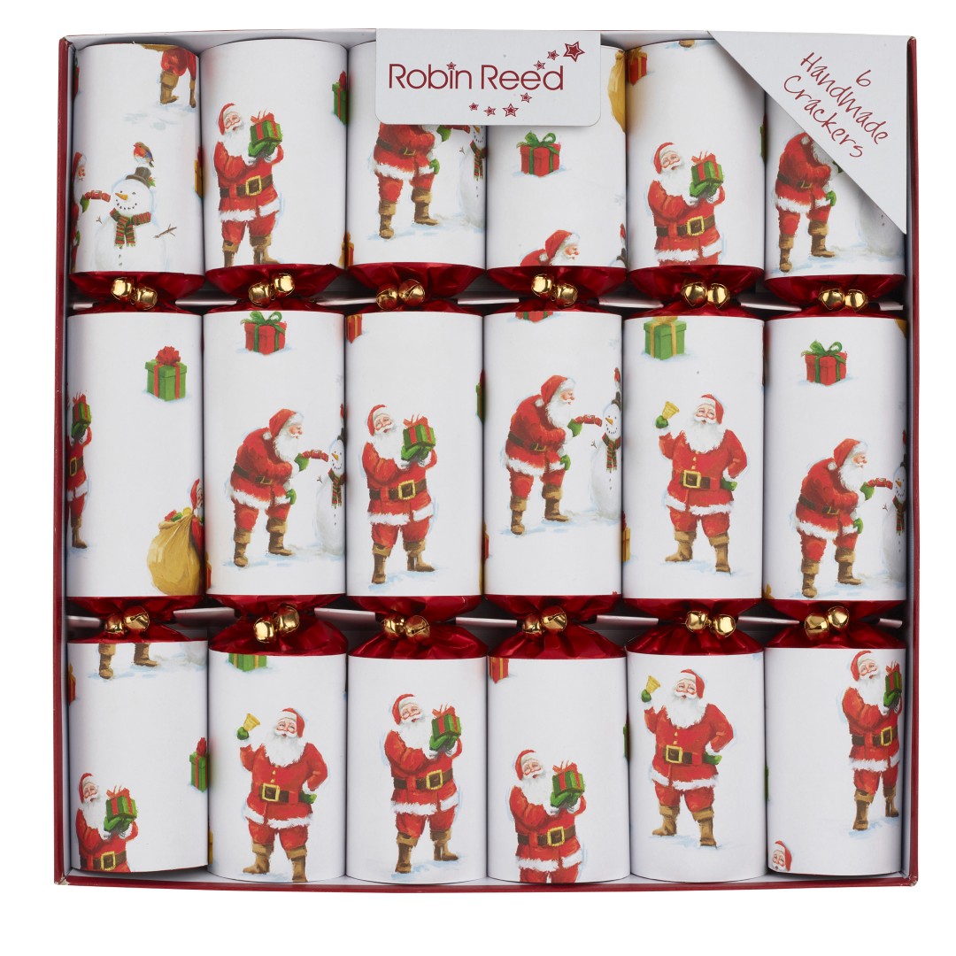 Robin Reed "Santa" 6 x 12" Traditional Xmas Crackers