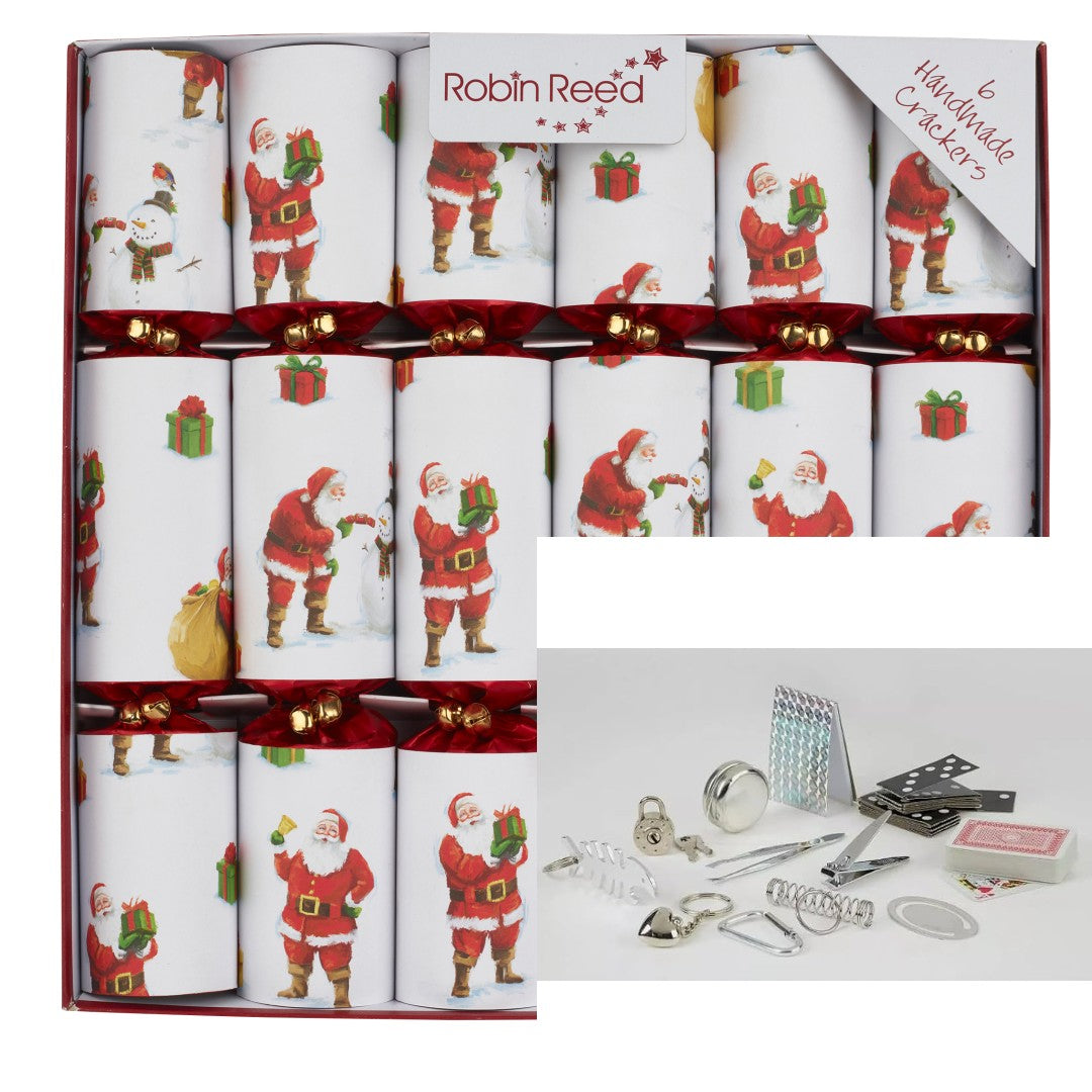 Robin Reed "Santa" 6 x 12" Traditional Xmas Crackers