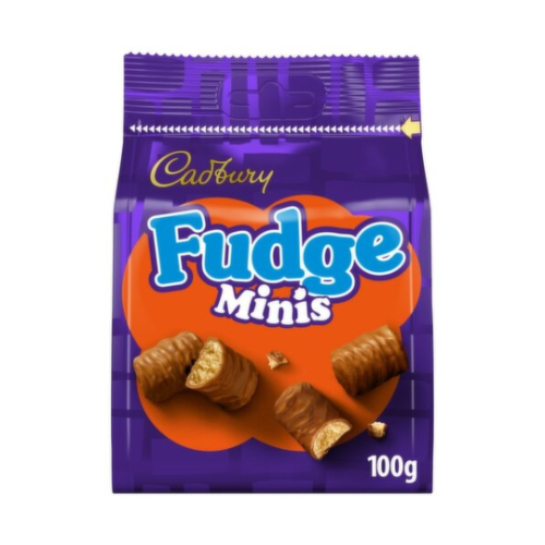 Cadbury Fudge Minis Bag 100g