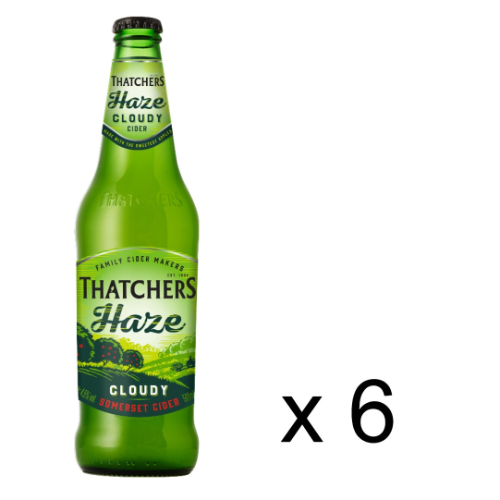 Thatchers Haze Cider x 6 500ml 4.5%