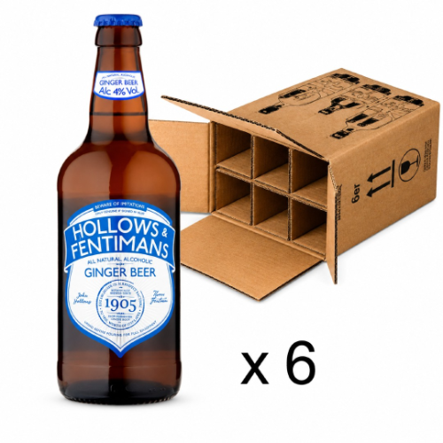 Hollows & Fentimans 4% Ginger Beer 6 x 500ml