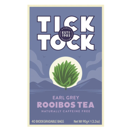 Tick Tock Earl Grey Rooibos Tea 40s