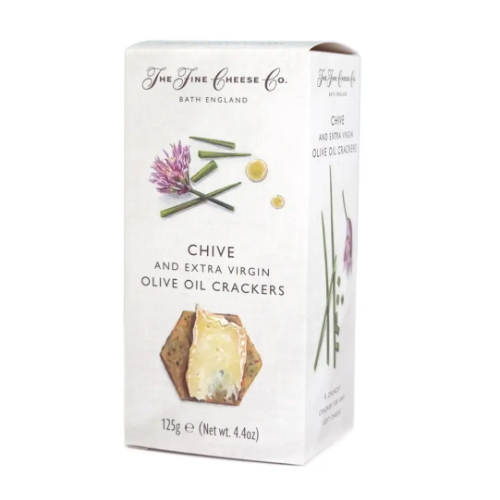 FCC Chive & Extra Virgin Olive Oil Crackers 125g