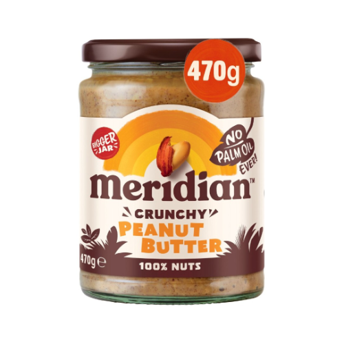 Meridian 100% Crunchy Peanut Butter 470g