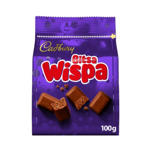 Cadbury Bitsa Wispa Bites Bag 100g