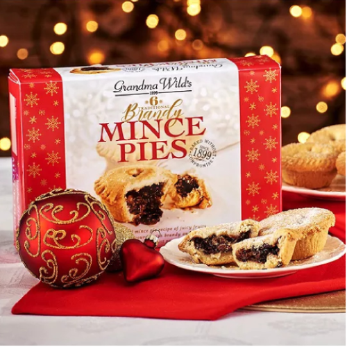 Grandma Wilds 6 x Brandy Filled Mince Pies