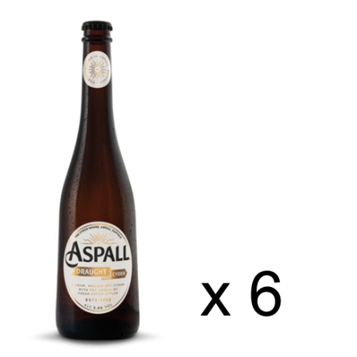 Aspall Draught Cyder 500ml bottles 5.5% x 6