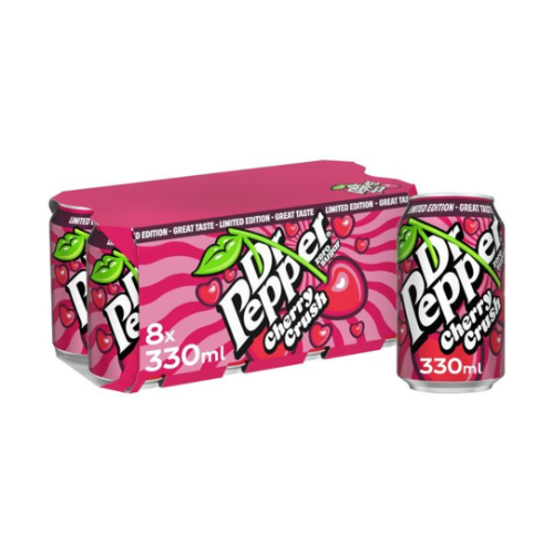 Dr Pepper Zero Cherry Crush 8 x 330ml