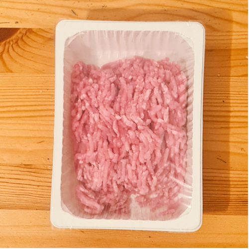 Sausage Meat (Swiss Pork) +- 400g (stored frozen for preservation)