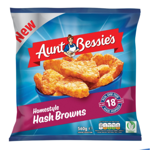 Aunt Bessies Hash Browns 560g