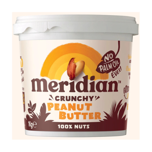Meridian Crunchy Peanut Butter 1kg Tub