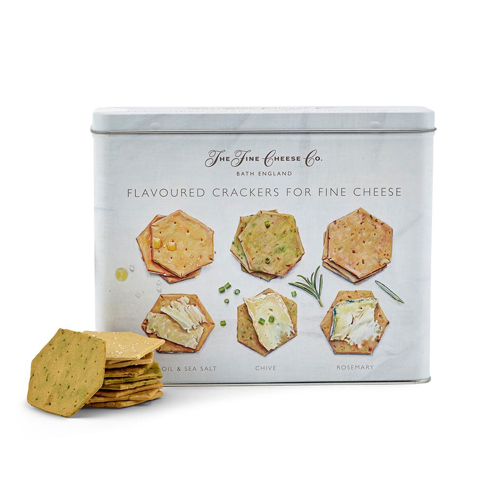 Fine Cheese Co Flavoured Crackers for Fine Cheese Tin 3x125g