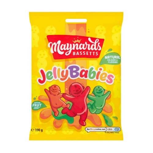 Maynards Bassetts Jelly Babies 130g
